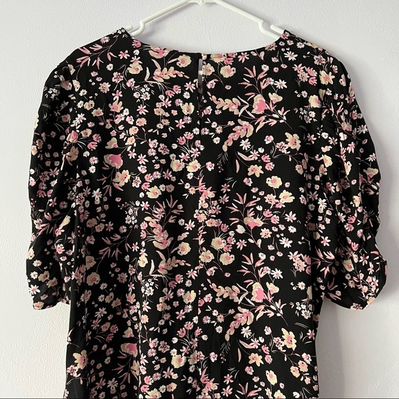 🍉 NWT b.young Floral Puffy Sleeve Blouse - Picture 6 of 12